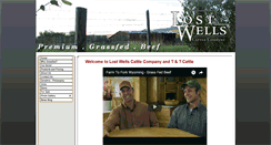 Desktop Screenshot of lostwellscattle.com